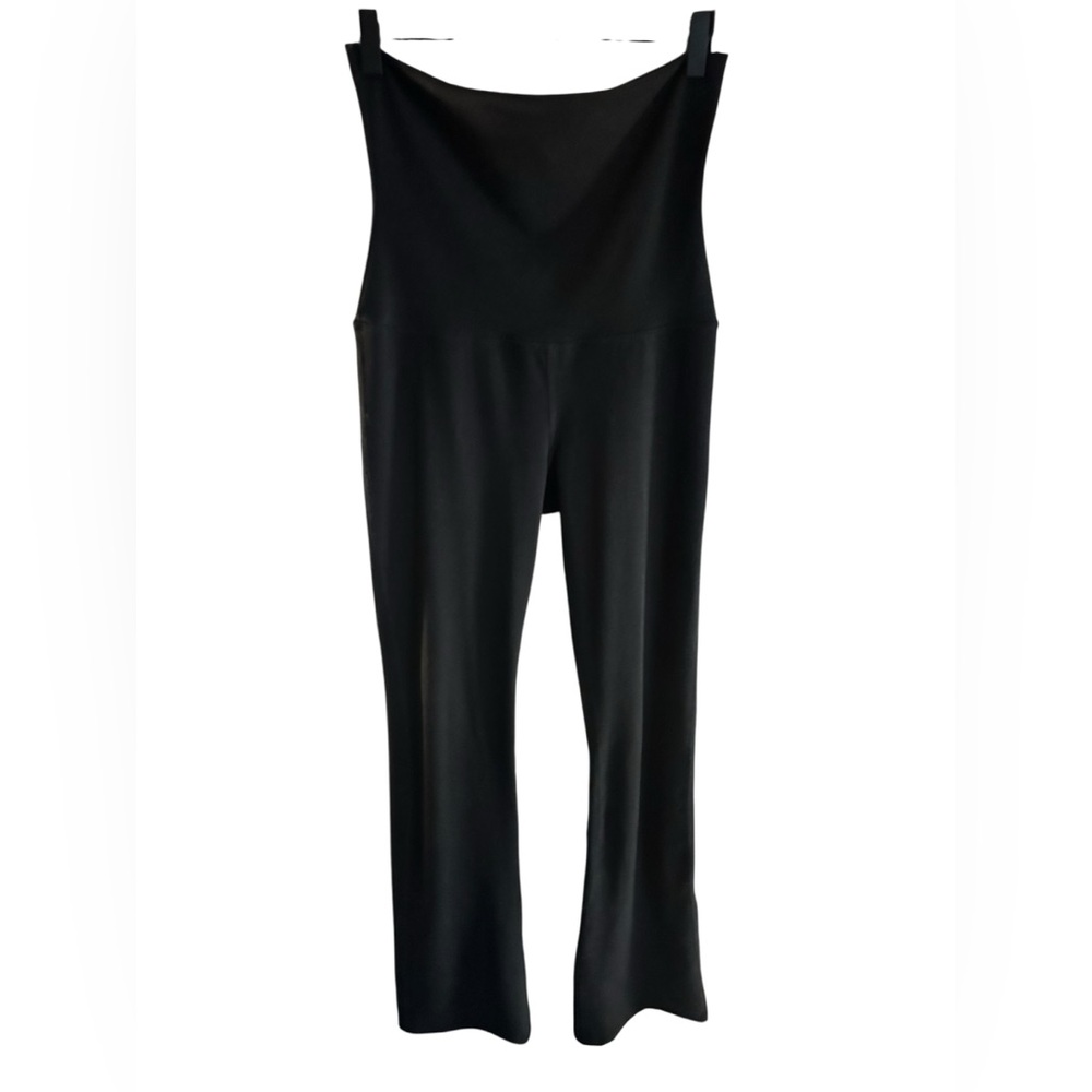 Evolution and Creation Black High-Waist Full Panel Maternity Pants | Size Medium